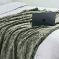 thumbnail image 4 of Martex Easy Living Rune All Olive Throw, 4 of 4