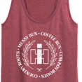 thumbnail image 3 of Messy Bun Coffee Run - Women's Racerback Tank Top, 3 of 6