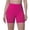 Hot Pink, variant on AzureSilk Womens Athletic Shorts Tight Yoga Pants Women No Front Seam Biker Shorts Lounge Workout running shorts for women Solid Color, Size S-XL