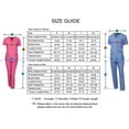 thumbnail image 5 of V Neck Scrub Tops and Pant Short Sleeve Medical Uniform Surgical Robe, 5 of 5