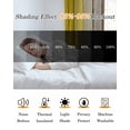 thumbnail image 5 of Yellow Brown Blackout Curtains, Light Blocking Print Window Curtains, Farmhouse Wood Grain Vintage Striped Thermal Insulated Window Drapes for Living Room Kitchen Cafe 2 Panels, 55"W x 39"L, 5 of 9