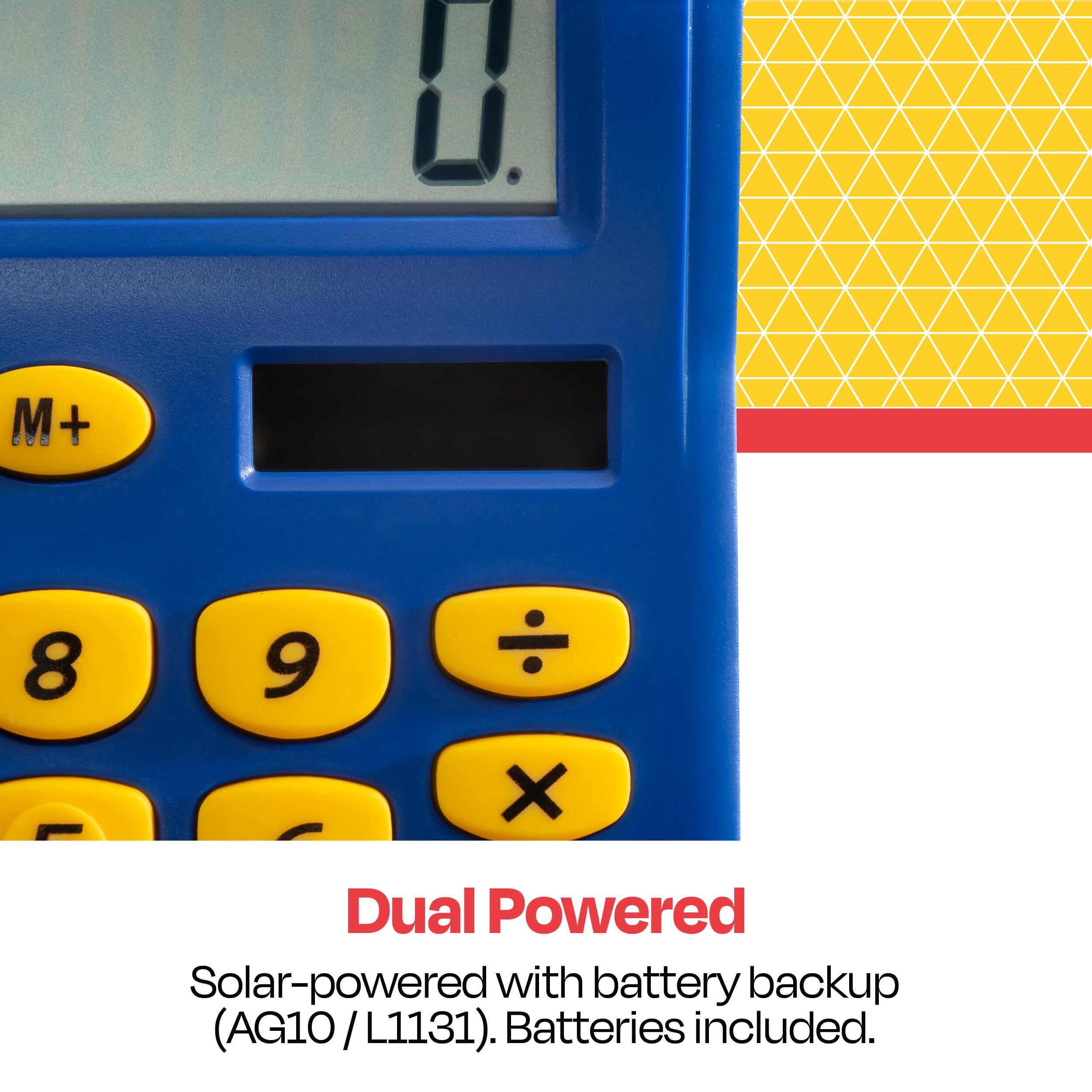 School Smart Primary Calculators, 4 x 5-1/2 Inches, Pack of 30