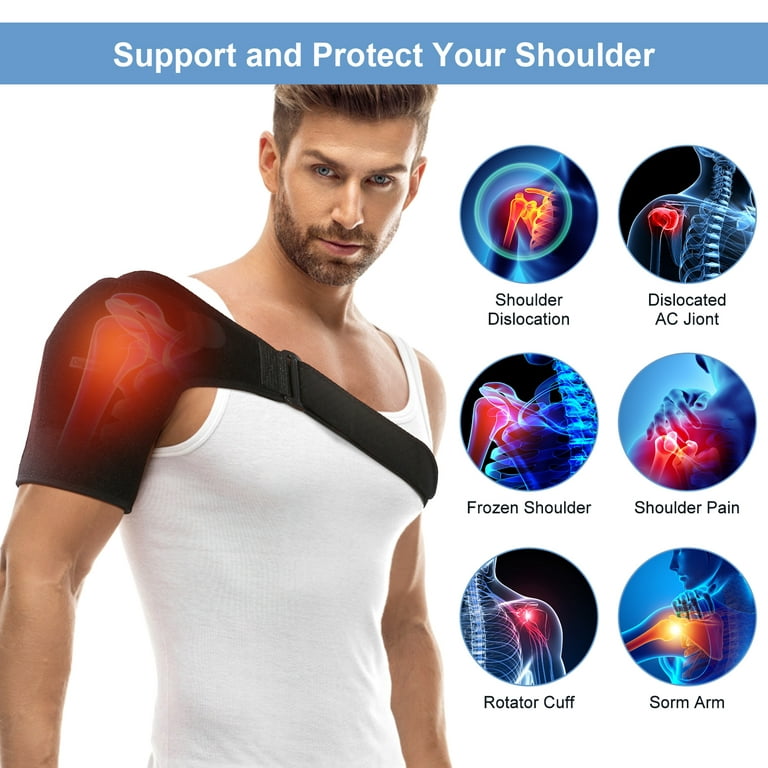 Shoulder Brace for Women & Men | AC Joint for Torn Rotator Cuff, Support  and Compression | Sleeve Wrap for Shoulder Stability and Recovery  Adjustable