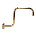 thumbnail image 2 of Shower Extension Arm Stainless Steel High Rise Shower Arm with Flange Wall Mounted Shower Head Riser Pipe Gold, 2 of 8
