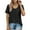 Black, variant on LYXSSBYX Summer Tops for Women 2024 Womens Solid Summer Tops Casual Trendy Short Sleeve T Shirts Scoop Neck Tee Fashion Shirts Tops