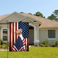 thumbnail image 2 of Amhnf American Flag Pitbull Dog Garden Flag For Home Outdoor Garden Yard Decor 12x18 inch, 2 of 5