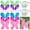 1, variant on 12PCS Butterfly Fairy Wings, Sparkle Princess Wings Set, Colorful Costume Accessories for Parties, Glitter Costume Wings with Elastic Straps & Shimmering Patterns, Birthday Party Favors