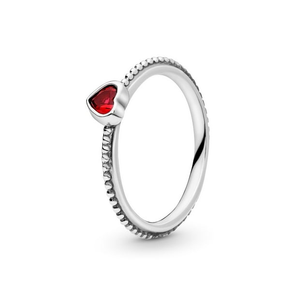 Beaded heart ring pandora deals