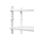 thumbnail image 6 of Vivienne Walker Edison Easy Assembly Solid Wood Spindle Short Bookshelf - White, 6 of 12