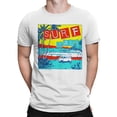 thumbnail image 2 of Surf Maui Retro Beach Vibes Men's T-shirt, 2 of 3