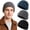 Black/Grey/Sea Blue, variant on 2 Pack Winter Toboggan Beanie Hats, Thick Ribbed Knit Fisherman Hat, Thermal Windproof Winter Gift for Men Women, Skiing Hiking, Grey/Black