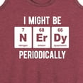 thumbnail image 3 of Instant Message - Nerdy Periodically - Women's Racerback Tank Top, 3 of 6