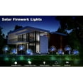 thumbnail image 2 of 2 Pzas de Luces de Fuegos Artificiales Solar, Luces de Paisaje LED Multicolor de 60-720 / 8 Modos de Iluminación, Decoración Exterior para Halloween, Bodas y Navidad, 2 of 10
