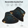 thumbnail image 2 of Fotbe Magical Library Butterfly Night Sombrero Tipo Pescador con Estampado – Sombrero de Sol de Algodón de Moda para Playa, Golf, Pesca, 2 of 6