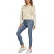 thumbnail image 2 of Chaqueta de ante sintético con cuello de solapa y bolsillos con solapa para mujer INSPIRE CHIC M Beige, 2 of 6