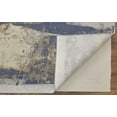 thumbnail image 4 of 8' X 10' Blue Gray And Tan Abstract Power Loom Distressed Area Rug, 4 of 5