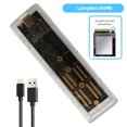 thumbnail image 3 of Caja de Disco Duro M.2 NVMe SSD USB 3.1 Tipo C M-Key Transparente, 3 of 8