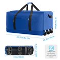 thumbnail image 2 of Bolsa de viaje Finnhomy plegable de 120 litros con 3 ruedas, 82 x 36 x 40 cm, 2 of 7