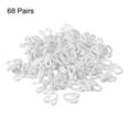 thumbnail image 3 of Uxcell 68pcs Iron Sewing Hooks and Eye Closures 23 mm Long for Bra Clothing Trousers Skirt Sewing DIY Craft, White, 3 of 6