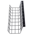 thumbnail image 4 of Cable Management Tray, Black Coating Large Space Desk Cable Organizer Rustproof  for Office, 4 of 8