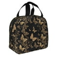 thumbnail image 2 of Honeii Modern Golden Butterfly Print Lunch Bag Women, Lunch Box Lunch Bag for Women Adult Men, Small Leakproof Cute Lunch Tote Large Capacity Reusable, 2 of 8