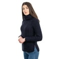 thumbnail image 4 of SAOL Ladies Turtleneck Ribbed Irish Cable Knit Wool Sweater, 4 of 6