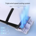 thumbnail image 4 of Soporte Horizontal de Enfriamiento para PS5 SlimPro: Ventilador de Tres Niveles y Cargador Doble para Controladores, 4 of 9