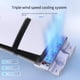 thumbnail image 4 of Soporte Horizontal de Enfriamiento para PS5 SlimPro: Ventilador de Tres Niveles y Cargador Doble para Controladores, 4 of 9