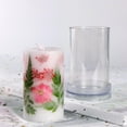 thumbnail image 4 of Vela cilíndrica para el hogar, vela de plástico transparente, suministros para hacer velas de jabón para velas de cena de boda, herramienta artesanal Los 6x10cm Gloria Moldes para hacer velas, 4 of 9