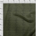 thumbnail image 2 of oneOone Cotton Poplin Olive Green Fabric Crocodile Animal Skin Craft Projects Decor Fabric Printed By The Yard 42 Inch Wide, 2 of 4