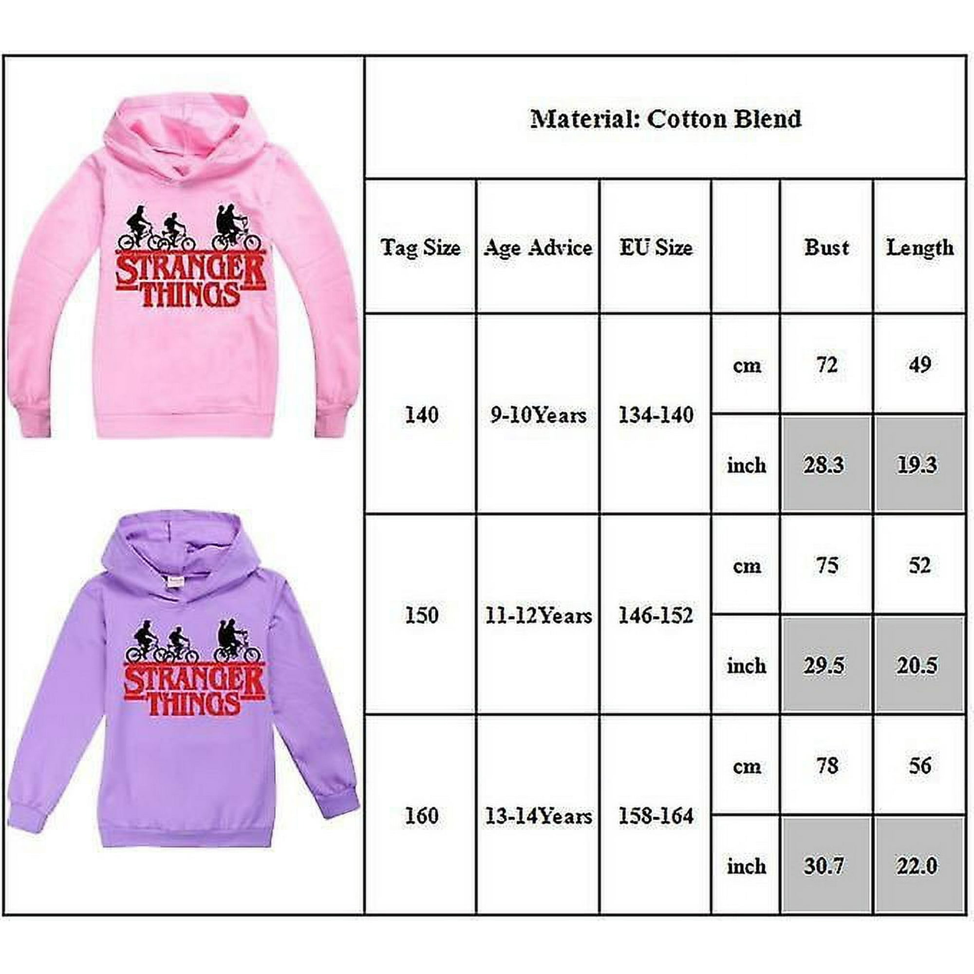 Girls stranger things hoodie online