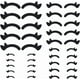 thumbnail image 1 of 40 pares de pestañas de fieltro, 1 of 9