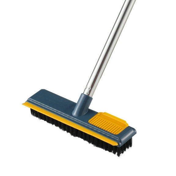 SEWCHICS Dual Uses Design Yellow ABS Tile Grout Scrubber Brush 1Pack