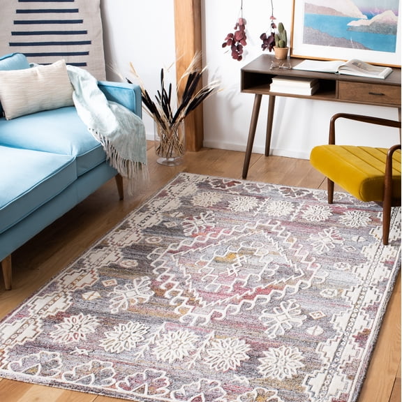 Safavieh Metro Denise Medallion Area Rug, Red/Ivory, 5' x 8'