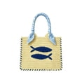 thumbnail image 5 of Summercome Straw Beach Bags for Women, Cute Fish Embroidery Design Hand Crochet Boho Raffia Bag for Women, Summer Woven Vacation Beach Tote & Purse, 5 of 6