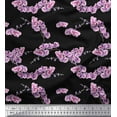 thumbnail image 1 of Soimoi Cotton Duck Fabric Orchid Floral Print Fabric by Yard 42 Inch Wide, 1 of 3