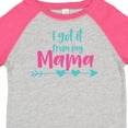 thumbnail image 4 of Inktastic I Got It from My Mama, Mom, Mother, Arrow, Hearts Boys or Girls Toddler T-Shirt, 4 of 5