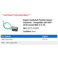 thumbnail image 2 of Engine Crankshaft Position Sensor Connector - Compatible with 2007 - 2018 Lincoln MKX 3.7L V6 2008 2009 2010 2011 2012 2013 2014 2015 2016 2017, 2 of 2