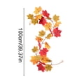 thumbnail image 3 of Yakvarog Artificial Fall Garland Maple Leaf, 39"/Piece Hanging Vines Garland Faux Autumn Foliage Garland Thanksgiving Fall Decor for Home Wedding Fireplace Party Christmas, 3 of 6