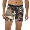 thumbnail image 2 of Salouo Western Cowboy Snake Ram Skull Pattern Men's Boxer Briefs, Soft & Breathable Underwear Elastic Waistband Briefs for Men,1-Pack, 2 of 7