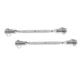 thumbnail image 2 of Jaw Turnbuckle, 2pcs Rustproof Turnbuckle Hook Firm Connection Easy Operation  For Marine M5,M4, 2 of 8