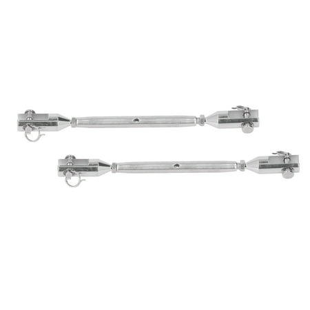 

Turnbuckle Hook 2pcs High Strength Jaw Turnbuckle Firm Connection For Industrial Use M5 M4
