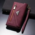 thumbnail image 6 of Wallet Case for Samsung Galaxy S21+ Plus (not s21) for Women, Shoulder Crossbody Purse Handbag Neck Strap Lanyard Cover with ID Card Holder Phone Case for Samsung Galaxy S21 Plus XK Wine, 6 of 18