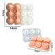 thumbnail image 2 of Bandejas para cubitos de hielo: moldes para bandejas de hielo para hacer varias formas de hielo para whisky, reutilizables, paquete de 2, 2 of 6