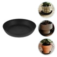 thumbnail image 2 of 10 bandejas redondas de plástico para plantas en macetas, bandejas para macetas, base universal para macetas, suministros para jardín y balcón, ideal para jardinería interior, 2 of 8