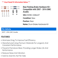 thumbnail image 2 of Rear Parking Brake Hardware Kit - Compatible with 2007 - 2016 GMC Acadia - Dynamic Friction, 2 of 2