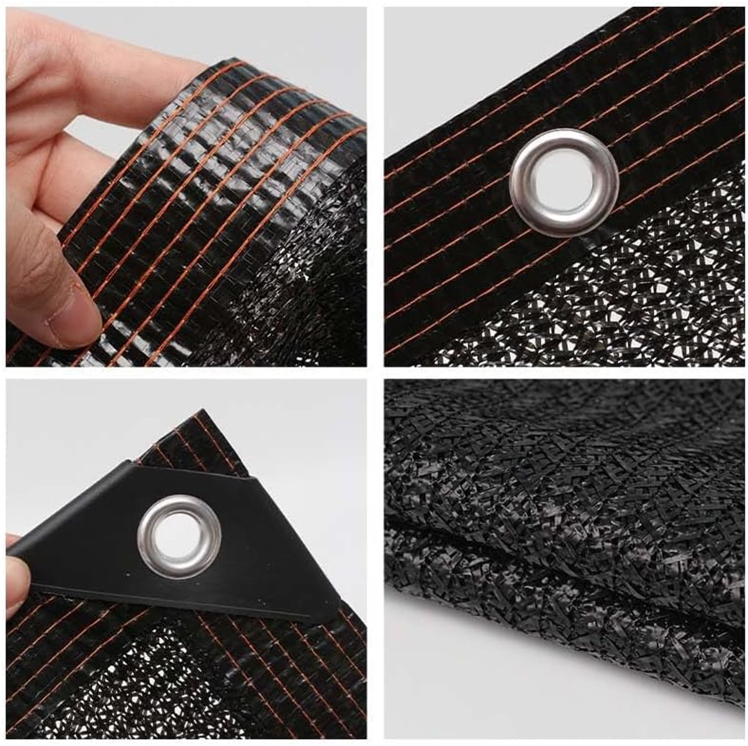1pack Sunblock Shade Cloth,HXRH Heat Insulation Shade Netting,75% Outdoor Heat Resistant Mesh Tarp,Patio Awning,Privacy Netting,Sunscreen Fabric