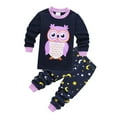 thumbnail image 1 of Conjuntos de pijamas de algodón para niños y niñas, ropa de dormir de primavera y otoño para Navidad, 1 of 4