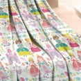 thumbnail image 3 of Princess Magic Pattern Blanket,Comfortable Soft Flannel Throw Blanket,All Season,Warm Lightweight Blankets for Sofa Bed Couch Living Room Chair,30"x40", 3 of 4