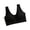 Black(New), variant on Women's Zero Restriction Bra Solid-Color Wide-Strap Comfort Lingerie Wire-Free Front-Closure Underwear Side-Bust Control Anti-Sagging Bra